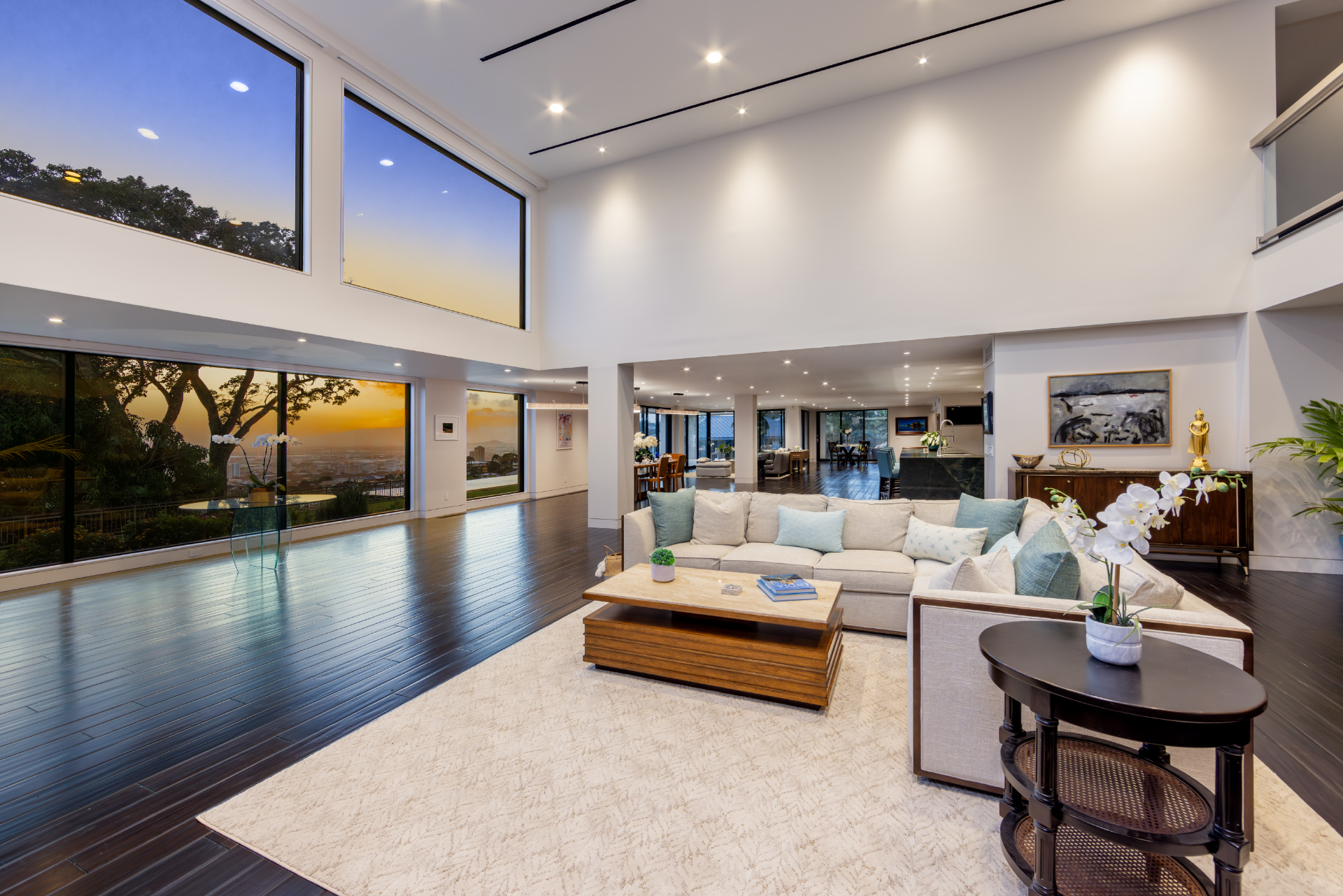 2549 Tantalus Drive - Interior at Night