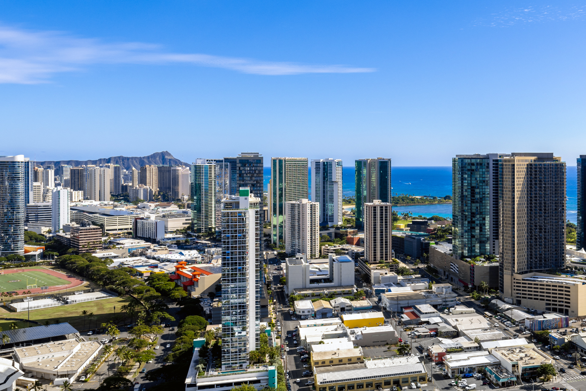 Diamond Head and Ocean Views